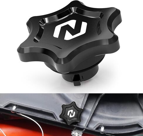 NICECNC غطاء القابض مع حلقة O متوافقة مع Can Am Maverick X3 2017-2018، 2022، Outlander Max 450 2018-2020 2022، Defender HD8 2016-2017 2020، انظر التركيبات، أسود in Kuwait