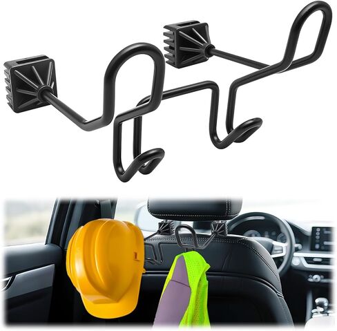 Hard Hat Holder for Truck Seat, Heavy Duty Car Seat Hook Organizer, Work Truck Accessories for Truck SUV Car, Car Hat Holder for Hard Hat & Safety Vest in Kuwait