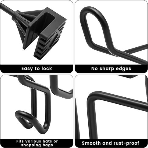 Hard Hat Holder for Truck Seat, Heavy Duty Car Seat Hook Organizer, Work Truck Accessories for Truck SUV Car, Car Hat Holder for Hard Hat & Safety Vest in Kuwait