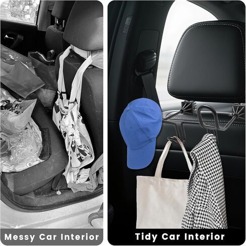 Hard Hat Holder for Truck Seat, Heavy Duty Car Seat Hook Organizer, Work Truck Accessories for Truck SUV Car, Car Hat Holder for Hard Hat & Safety Vest in Kuwait