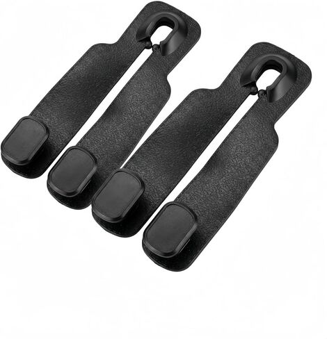 Car Purse Holder for Headrest,2-Pack Leather Hooks for Purses and Bags, Cute Purse Hook & Car Seat Back Storage, Heavy Duty Headrest Hooks, Universal Bag Holder Organizer for Handbags, Groceries. in Saudi Arabia
