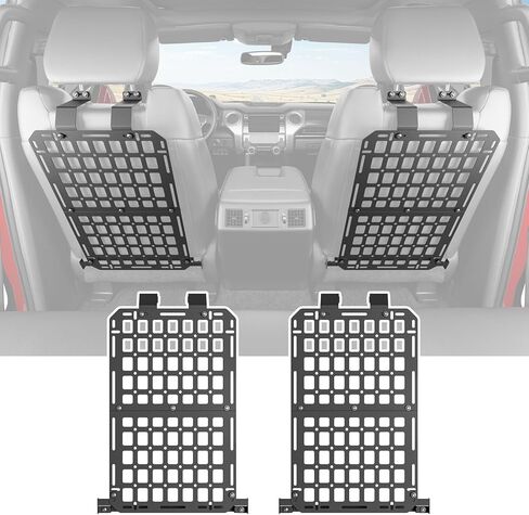 SZYANG 4PCS Seat Back Molle Panel Compatible with 2022-2026 Toyota Tundra Seatback Organizers for 2 Seats Tactical Truck Organizer Replacement for 2022-2026 Toyota Tundra Accessories in Saudi Arabia