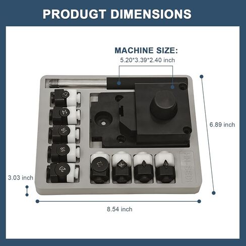 HAADID Ring Bending Tool with Nylon Dies Professional Ring Bender for Spoon Rings Jewelry Making Bender Machine in Saudi Arabia