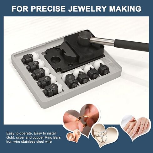 HAADID Ring Bending Tool with Nylon Dies Professional Ring Bender for Spoon Rings Jewelry Making Bender Machine in Saudi Arabia