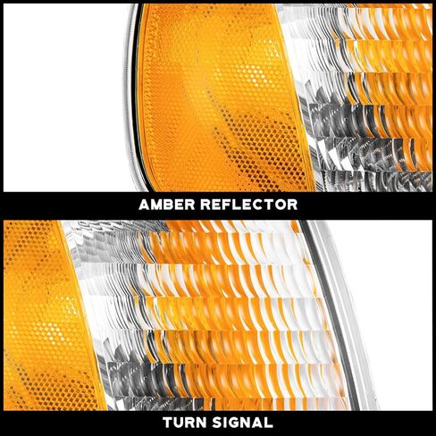 WEELMOTO Right Signal Lights Assembly Replacement for 1997-2003 FORD F-150 F-250 Expedition, Parking Light Turn Signal Marker Light 97-03 Passenger Side Does NOT fit models produced before July 1996 in Kuwait