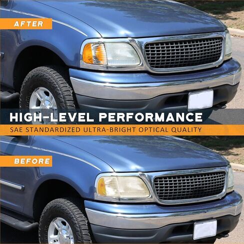 WEELMOTO Right Signal Lights Assembly Replacement for 1997-2003 FORD F-150 F-250 Expedition, Parking Light Turn Signal Marker Light 97-03 Passenger Side Does NOT fit models produced before July 1996 in Kuwait