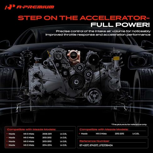 جسم خانق إلكتروني ممتاز متوافق مع Mazda MX-5 Miata 2006-2015 2.0L in Kuwait