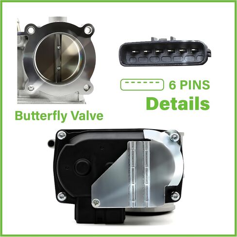 Electronic Throttle Body Assembly Fit for Mitsubishi ASX Lancer Outlander PHEV Sport RVR, 2.0L/2.4L, Replace Part # 1450A195, TB1251 1450A101 1450A101A 16119-AU00A 16119AU00A in Saudi Arabia