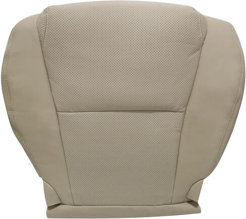 GXARTS Driver and Passenger Side Bottom & Top Lean Back Leather Perforated Seat Cover Tan Compatible with Lexus GS300 GS350 GS460 2006 2007 2008 2009 2010 2011 in Kuwait