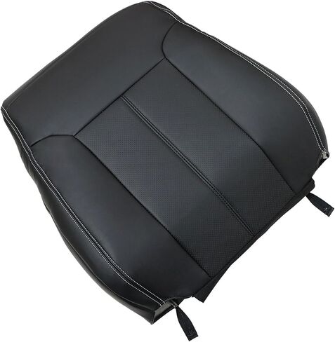 غطاء مقعد جلدي بديل للسائق من GXARTS باللون الأسود #5B أو 6B متوافق مع Ford F250 F350 F450 F550 2011 2012 2013 2014 2015 2016 غطاء مقعد بديل من الجلد in Kuwait