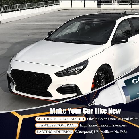 طلاء لمسات السيارة (YP5 أزرق كثيف) متوافق مع Hyundai، قلم طلاء السيارة لإصلاح الخدوش، طلاء لمس اثنين في واحد، مزيل خدوش السيارة الفاخر للخدوش العميقة in Kuwait