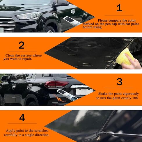 طلاء لمسات السيارة (YP5 أزرق كثيف) متوافق مع Hyundai، قلم طلاء السيارة لإصلاح الخدوش، طلاء لمس اثنين في واحد، مزيل خدوش السيارة الفاخر للخدوش العميقة in Kuwait