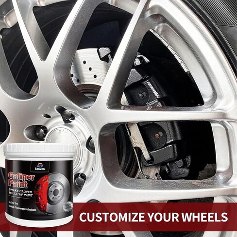Black Caliper Paint High Temperature Brake Caliper Paint 12 fl. Oz. Touch Up Paints Red Gloss High Temperature Heat Resistant in Saudi Arabia
