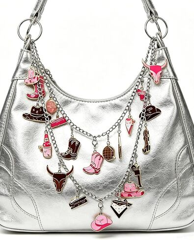 NOWNIN Cute Western Cowboy Charms for Jewelry Making Alloy Boot Gun Cowgirl Boot Hat Horse Cactus Charms Pendants for Necklace Earrings Bracelet Keychain Gifts in Kuwait