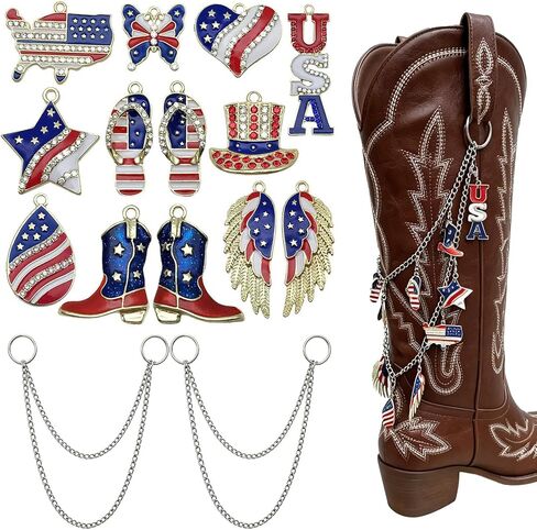NOWNIN Cute Western Cowboy Charms for Jewelry Making Alloy Boot Gun Cowgirl Boot Hat Horse Cactus Charms Pendants for Necklace Earrings Bracelet Keychain Gifts in Kuwait
