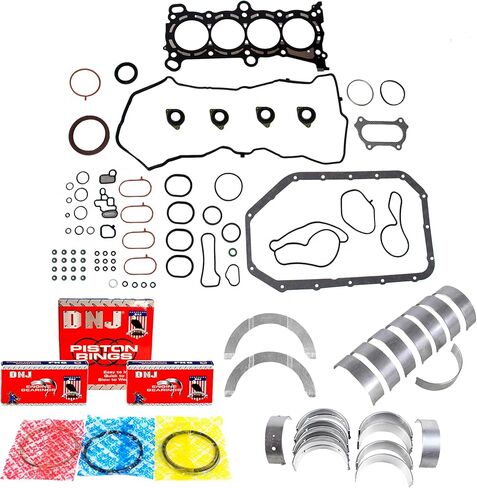 مجموعة إعادة حلقة المحرك DNJ RRK4305 لـ 2015-2021 Acura ILX TLX 2.4L L4 16V DOHC 2356cc in Kuwait