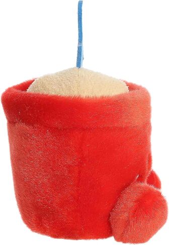 Aurora Adorable Palm Pals June Sand Bucket Stuffed Animal - Fun Collectible Plush for Kids and Adult Collectors - Perfect for Decorating Rooms and Birthday Gifts - Red 4 Inches in Kuwait