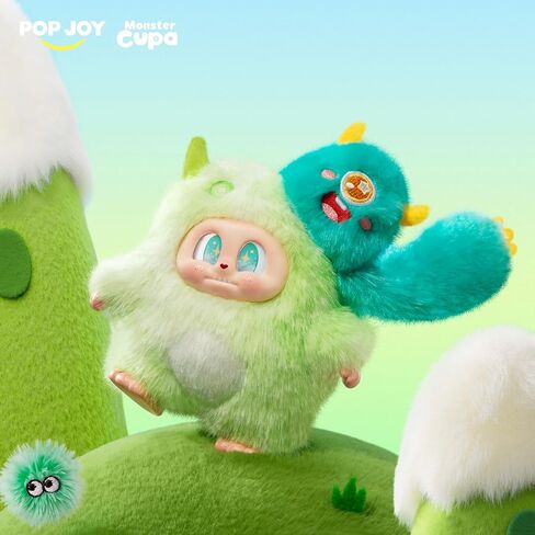 POP JOY Monster Cupa Twin Universe Series Plush Blind Box – Soft Vinyl Plush Monster Collectible, Cute Mystery Stuffed Toy with Hanging Loop Birthday Holiday Pendant Gift (One Random Box) in Saudi Arabia