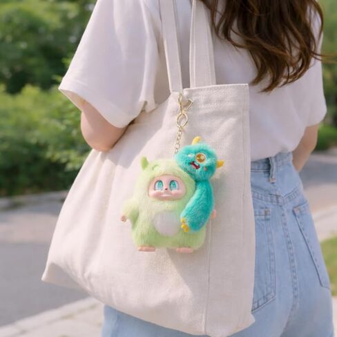 POP JOY Monster Cupa Twin Universe Series Plush Blind Box – Soft Vinyl Plush Monster Collectible, Cute Mystery Stuffed Toy with Hanging Loop Birthday Holiday Pendant Gift (One Random Box) in Saudi Arabia