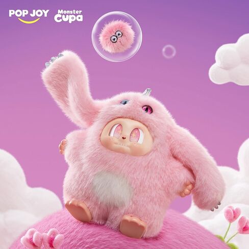 POP JOY Monster Cupa Twin Universe Series Plush Blind Box – Soft Vinyl Plush Monster Collectible, Cute Mystery Stuffed Toy with Hanging Loop Birthday Holiday Pendant Gift (One Random Box) in Saudi Arabia