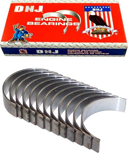 مجموعة محامل قضيب DNJ RB4116 القياسية لـ 1989-1995 فورد، لينكولن، ميركوري كونتيننتال، كوغار، موستانج 3.8L V6 12V OHV 232cid in Kuwait