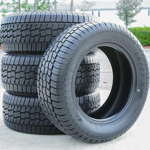 مجموعة من 4 (أربعة) إطارات Landgolden LGT57 A/T للشاحنات الخفيفة للطرق الوعرة لجميع التضاريس - LT285/60R20 285/60/20 285/60-20 125/122S نطاق التحميل E LRE 10 طبقات BSW جدار جانبي أسود in Kuwait
