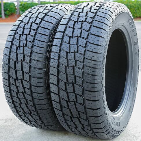 مجموعة من 4 (أربعة) إطارات Landgolden LGT57 A/T للشاحنات الخفيفة للطرق الوعرة لجميع التضاريس - LT285/60R20 285/60/20 285/60-20 125/122S نطاق التحميل E LRE 10 طبقات BSW جدار جانبي أسود in Kuwait