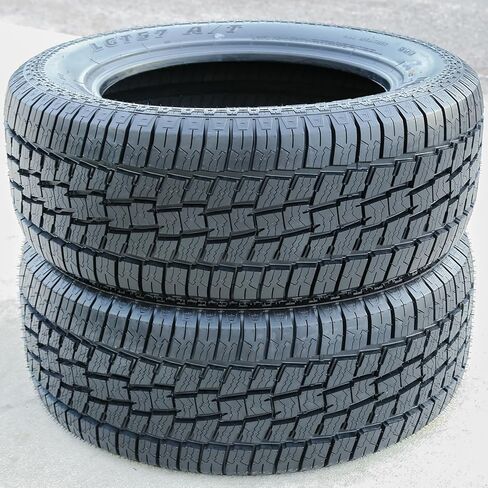 مجموعة من 4 (أربعة) إطارات Landgolden LGT57 A/T للشاحنات الخفيفة للطرق الوعرة لجميع التضاريس - LT285/60R20 285/60/20 285/60-20 125/122S نطاق التحميل E LRE 10 طبقات BSW جدار جانبي أسود in Kuwait