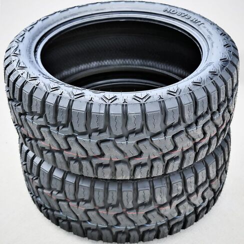 Set of 4 (FOUR) Haida HD878 R/T All-Terrain Mud Off-Road Light Truck Radial Tires-35X12.50R22 35X12.50X22 35X12.50-22 117Q Load Range E LRE 10-Ply BSW Black Side Wall in Saudi Arabia