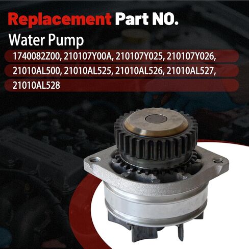 مجموعة سلسلة التوقيت AUCERAMIC مع مضخة مياه متوافقة مع 2003-2007 Infiniti G35، 2003-2007 FX35، 2002-2004 I35، 2006-2007 M35، 2003-2006 Nissan 350Z، 2002-2003 Maxima، 2003-2007 Murano 3.5 لتر V6 90720SAWP in Kuwait