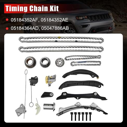 05184352AF HGS1184 3.6L Head Gasket Timing Chain Kit 2016-2024 Fit for Jeep Wrangler Grand Cherokee Gladiator, Fit for Dodge Durango Ram 1500 ProMaster & for Chrysler Pacifica Voyager in Saudi Arabia