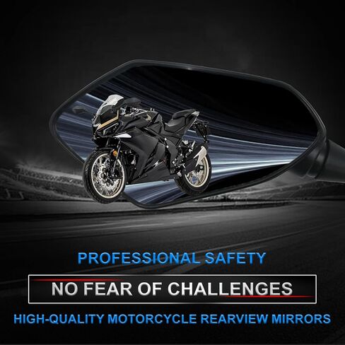 مرايا الرؤية الخلفية للدراجات النارية زوج من الكربون لهوندا CBR600RR/1000RR/600F4/250R/300R/500R/900RR، للنينجا 250R كاتانا GSX600/750F سوزوكي GSX-R600/R750 1998-2024 (زوج واحد) in Kuwait