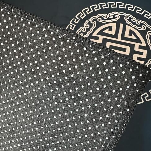 مفرش طاولة ماهجونج، طراز صيني تقليدي مقاس 80 × 80 سم (31.5 × 31.5 بوصة) غطاء طاولة مقاوم للخدش مع صناعة يدوية لقفل الحواف ونمط طويل الأمد لألعاب ماجونج وديكور المنزل (طول العمر) in Kuwait