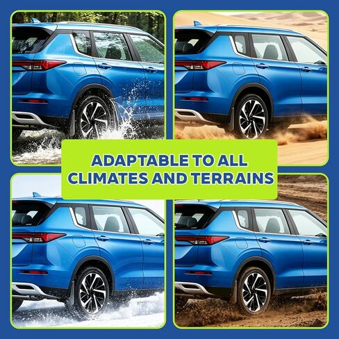 Mud Flaps Compatible with Mitsubishi Outlander 2022-2026,Wheel Tire Splash Guards for Outlander Exterior Accessories,All Weather Tire Protector Splash Guards Sediment Mudflaps No Drill Holes in Saudi Arabia