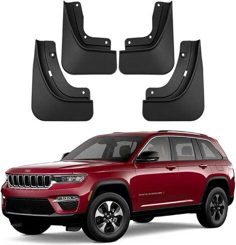 Mud Flaps Splash Guards for Jeep Compass 2017-2025, Custom Fit All Weather Tire Protector, Exterior Accessories in Saudi Arabia