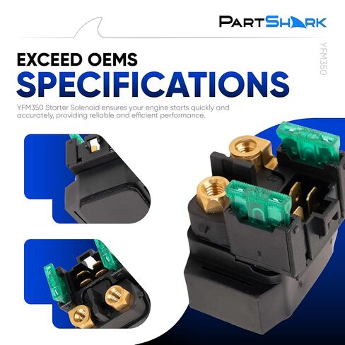 4SV-81940-12-00 Starter Solenoid Relay - Fit for Yamaha Rhino Raptor Grizzly 350 400 450 Big Bear 400 250 Kodiak 400 450 Bruin Wolverine 350 450 - YFM350 YFM400 YFM450 YFM660 TTR90 125 230 in Saudi Arabia