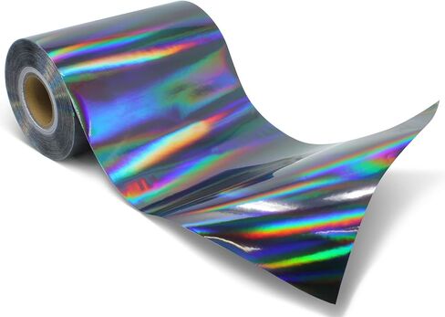 VViViD DECO65 Holographic Black Chrome Adhesive Vinyl (180x 12(15ft)) in Kuwait