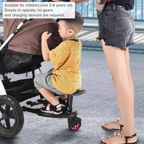 Kid Single Wheel Scooter, Children Outdoor Scooter for Ages 2-6, Gearless Twist Ride - On Toy with PP PU EVA Materials, Easy Assembly No Charging Required for Indoor in Saudi Arabia