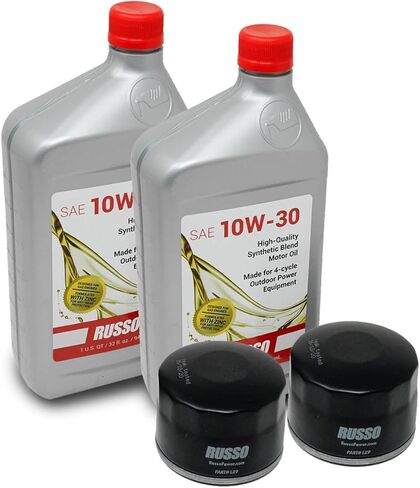 RUSSO 2PK 10W-30 Engine Oil & Oil Filter for Kawasaki 99969-6081 49065-7007 in Saudi Arabia