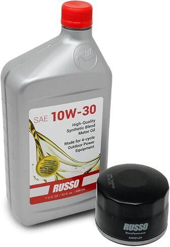 RUSSO 2PK 10W-30 Engine Oil & Oil Filter for Kawasaki 99969-6081 49065-7007 in Saudi Arabia