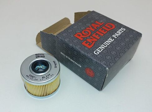 4 مرشحات زيت من العلامة التجارية Royal Enfield OEM 450 من جبال الهيمالايا وحرب العصابات في صندوق 88864 RE. JL ميسوري قطع غيار ومتفرقات. in Kuwait