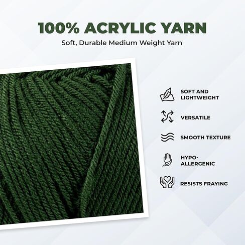Mary Maxim Maximum Value Yarn - Dark Green in Saudi Arabia