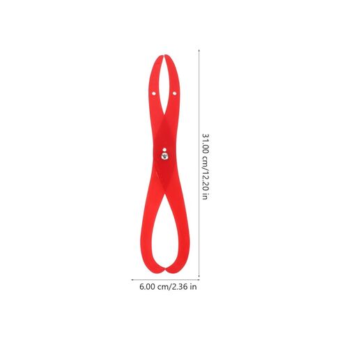 Plastic Pottery Caliper Measuring Tool, 12.2x2.3 Inches Bent Leg Ceramic Carving Supplies, Red Art Sculpture Modeling Equipment Inside Outside Dimensions in Kuwait