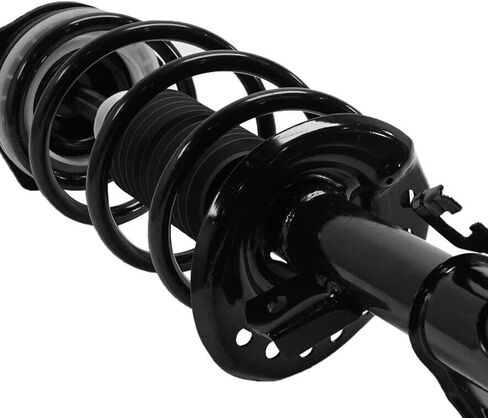 Detroit Axle - AWD Front Left Strut for 2012 2013 Nissan Rogue 2014 2015 Rogue Select, Strut with Coil Spring Assembly Replacement Suspension in Kuwait