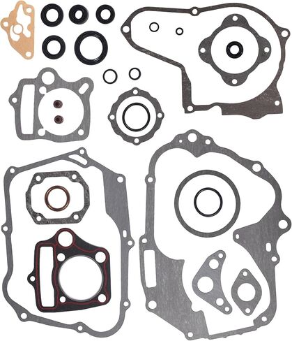 Gasket Set Fit for 110cc 125cc Chinese Honda Engine 1P54FMI 1P54FMH, Top End Gasket Kit with Oil Seals for ATV Dirt Bike Pit Bike Go Kart Quad 4 Wheeler TaoTao Coolster SSR Apollo Coleman in Saudi Arabia