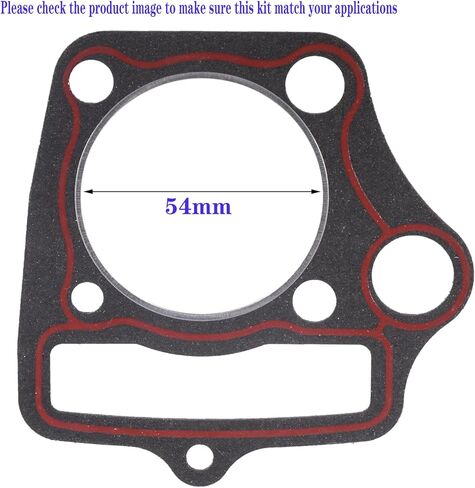 Gasket Set Fit for 110cc 125cc Chinese Honda Engine 1P54FMI 1P54FMH, Top End Gasket Kit with Oil Seals for ATV Dirt Bike Pit Bike Go Kart Quad 4 Wheeler TaoTao Coolster SSR Apollo Coleman in Saudi Arabia