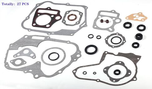 Gasket Set Fit for 110cc 125cc Chinese Honda Engine 1P54FMI 1P54FMH, Top End Gasket Kit with Oil Seals for ATV Dirt Bike Pit Bike Go Kart Quad 4 Wheeler TaoTao Coolster SSR Apollo Coleman in Saudi Arabia