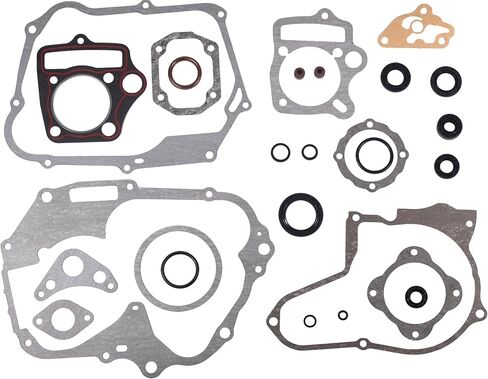 Gasket Set Fit for 110cc 125cc Chinese Honda Engine 1P54FMI 1P54FMH, Top End Gasket Kit with Oil Seals for ATV Dirt Bike Pit Bike Go Kart Quad 4 Wheeler TaoTao Coolster SSR Apollo Coleman in Saudi Arabia