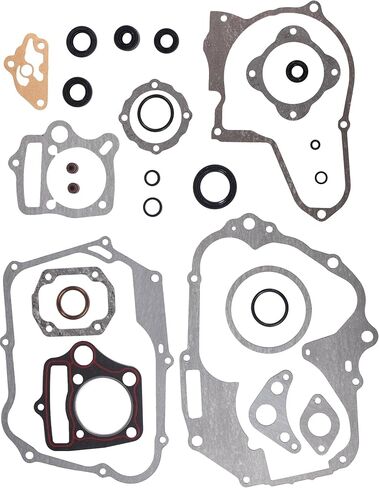 Gasket Set Fit for 110cc 125cc Chinese Honda Engine 1P54FMI 1P54FMH, Top End Gasket Kit with Oil Seals for ATV Dirt Bike Pit Bike Go Kart Quad 4 Wheeler TaoTao Coolster SSR Apollo Coleman in Saudi Arabia