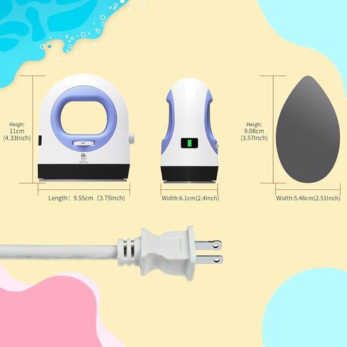 Mini Heat Press Machine (160W Boost Power) - 4-Level Heat up to 420°F - Portable Small Iron for T-Shirts, Totes, Hats & DIY Projects - HTV & Sublimation - Includes AI Design Tools (Purple) in Saudi Arabia